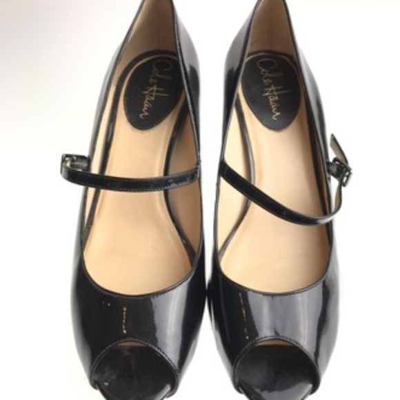 Cole Haan Peep Toe Mary Jane - Picture 2 of 6